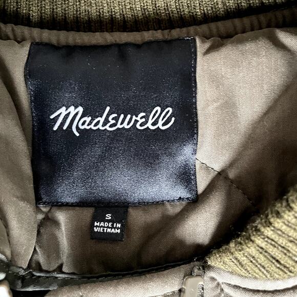 Madewell Women's Small Quilted Military Coat - Picture 4 of 7